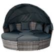 Sonneninsel Lounge Set Dunkelgrau