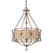 Lustre suspension SAMEA Verre - Métal - 54 x 250 x 54 cm