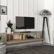 TV Lowboard Hängend Aristo Saphir Beige - Holzwerkstoff - 135 x 25 x 32 cm