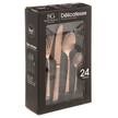 Besteck-Set aus Edelstahl DELICATE Metall - 7 x 28 x 17 cm