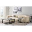 3-Sitzer Sofa HUDSON Webstoff Saia: Beige