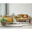 Fauteuil Edina fluweel - Honingkleurig