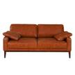 Divano Horley (2 posti) vera pelle Color Cognac vintage