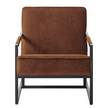 Sessel Rhode Antiklederlook - Mittelbraun