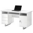 Schreibtisch Paddington Hochglanz Weiß