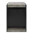 Bijzettafel Ladoga Betonnen look/zwart