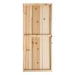 Bild Ohio II Grau - Massivholz - 30 x 70 x 3.8 cm