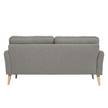 Sofa Larisa (2-Sitzer) Webstoff - Grau