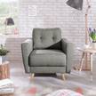 Sessel SOLA Webstoff Luba: Grau