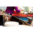 Bild Facets of a Rainbow Multicolor - Textil - Massivholz - 210 x 80 x 2 cm