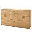 Sideboard Vilela Eiche teilmassiv - Eiche Bianco / Eiche Bianco Dekor
