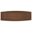 Eettafel Arvid deels massief walnoothout - walnotenhout - Walnoothouten - Breedte: 180 cm - Bruin