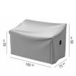 Schutzhülle Aqua Shield II Webstoff - Grau - Breite: 160 cm