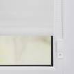 Thermo-Rollo Spotswood I Webstoff - Weiß - 100 x 150 cm