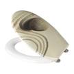 Siège WC Shipka Matière plastique - Sable / Blanc
