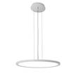 LED-hanglamp Frisbee II Plexiglas/roestvrij staal - 1 lichtbron