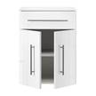 Meuble bas Levana Blanc brillant