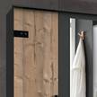 Armadio ad ante scorrevoli Stockholm Marrone - Materiale a base lignea - 270 x 210 x 65 cm