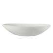 Schaal Alabastro II glas - wit