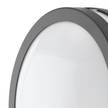 LED-Wandleuchte Locana Polycarbonat / Stahl - 1-flammig - Grau