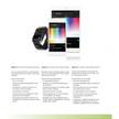 LED-wandlamp Piove polycarbonaat / staal- 1 lichtbron