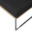 Loungegruppe TEAKLINE 5-teilig Webstoff / Teak massiv - Anthrazit