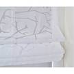 Rolgordijn Jerry Geweven stof - wit - 100 x 140 cm