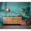 Sideboard Ceduna Eiche / Matt Schwarz