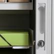 Aktenschrank easyOffice Black/White V Kunststoff - Grau / Weiß