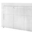 Sideboard Easy III Hochglanz Weiß