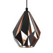 Hanglamp Carlton III Staal - 1 lichtbron