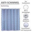 Duschvorhang Lorca Polyester - Mehrfarbig