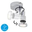 Applique salle de bain Flamo Fer - 1 ampoule