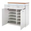 Kast Mundai II Incl. verlichting - wit/Wotan eikenhouten look