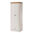 Garderobenschrank Lillehammer Kiefer massiv - Kiefer Weiß / Kiefer Honig