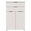 Aktenschrank Ancona II Kaschmir / Nussbaum Dekor