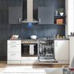 Küchenzeile Korkee I Weiß / Anthrazit - Ohne Elektrogeräte