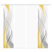 Panneau japonais Carlisle (4-teilig) Polyester - Jaune / Blanc
