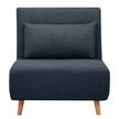 Schlafsessel Elands Buche Natur Webstoff Nims: Jeansblau