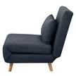 Schlafsessel Elands Buche Natur Webstoff Nims: Jeansblau