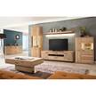 Dressoir Salvo deels massief eikenhout - Bianco balkeneikenhout/grijs