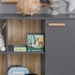 Dressoir Mats Grijs - Plaatmateriaal - 160 x 86 x 42 cm