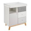 Wickelkommode Vegas Grau - 90 x 102 x 53 cm
