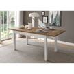 Eettafel Proville witte eikenhouten look/eikenhouten look