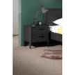 Table de chevet Azalea Noir - Bois manufacturé - 50 x 51 x 40 cm