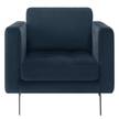 Sessel Hamina II Samt - Marineblau