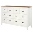Sideboard Rivery II Kiefer massiv - Weiß
