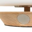 LED-Tischleuchte Ancilla Milchglas / Eisen - 1-flammig