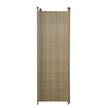 Paravent Vanto Stahl / Polyrattan - Braun