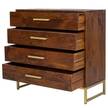 Kast LOGA Bruin - Massief hout - Metaal - 85 x 85 x 39 cm